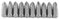 Bit Avvitatore, Akozon PH2 Punte a Croce Cacciavite Magnetico Bit 10 pz 25mm in Lega d'acciaio S2 con Codolo Esagonale Set Utensili Fai da te Punte per Trapano Avvitatore