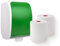 Blanc HYGIENIC Set: Handtuchrollenspender Autocut, Blanc Cosmos 2 Handtuchrollen Premium TAD - PRODUKTSET Farbe Grün/Weiß
