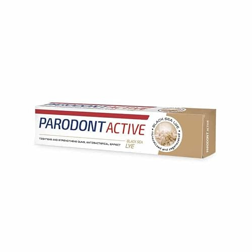 Set mit 2 Zahnpasta Astera Parodont Black Sea Lye - 75ml - Gegen Parodontitis und Gingivitis. Es Unterdrückt das Bluten, Strafft und Beruhigt das Zahnfleisch.