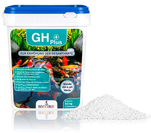 HAPPYKOI® GH Plus zur Erhöhung der Gesamthärte Wasserhärte in Granulatform HAPPYKOI® GH Plus GH Plus 8,5 kg