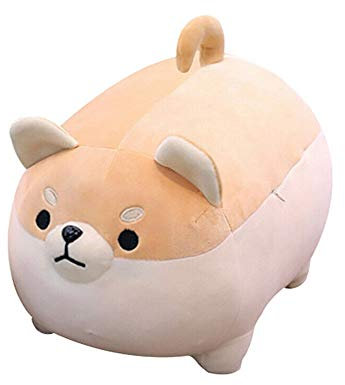 DIYARTS Hundekissen Plüschtier Weiche Welpenpuppe Nettes Fett Shiba Inu Anime Gefülltes Comfortable Dog Doll Cushion Toys Cute Shiba Inu Soft Pillow Cushion, Mädchen (40cm)
