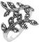 Ring Hojas #8 - fair trade Ring, Handarbeit aus Mexiko, 925 Sterling Silber