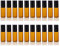 Elfenstall- 20PCS 5ml Amber Glass Roller Bottles Roll On Bottle Container with Metal Ball for Essential Oil Aromatherapy Perfumes and Lip Balms - Free 3ML Dropper…