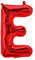 Folienballons Buchstaben Rot - 40/80/100 cm für Geburtstag Hochzeit Party Dekoration Happy Birthday JGA Geschenk Luftballon Abschluss Riesenballon ABI groß XXL klein Black Jungen (80 cm - E)