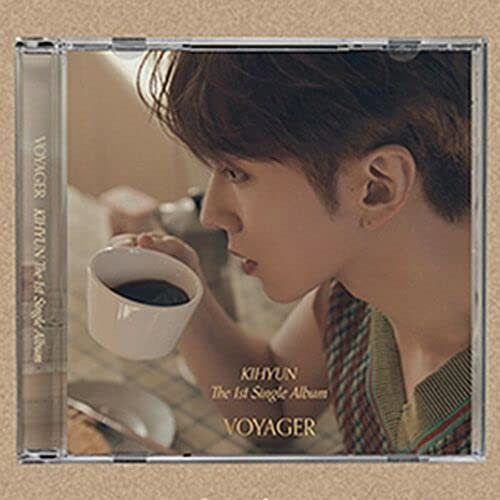 MONSTA X KIHYUN [ VOYAGER ] 1st Single Album ( JEWEL CASE Ver. ) ( CD+Photo Book+Photo Card+Ticket+Mini Folded Poster(On pack) )