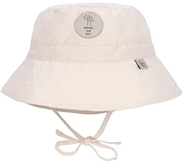 LÄSSIG Baby Kinder Fischerhut Sonnenhut Strandhut Kinderhut Atmungsaktiv Sonnenschutz UV-Schutz 80/Sun Protection Fishing Hat offwhite, 19-36 Monate, Größe: 50/51