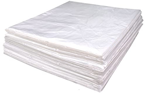 Forros desechables para manta de sauna, 50 bolsas de plástico para sauna para envolver el cuerpo, utilizadas dentro de una manta de sauna infrarroja lejana, láminas de plástico PVC de 43 x 83 pulgadas