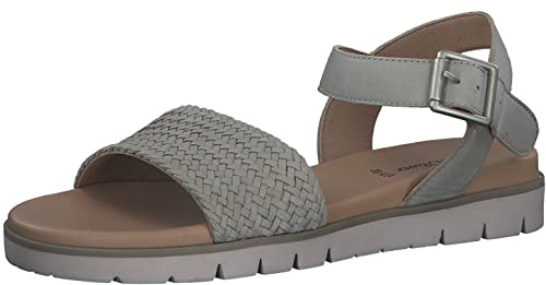 s.Oliver Sandale 5-5-28121-20 Grün Flexible Sole