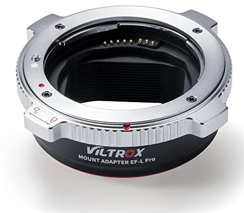 VILTROX EF-L Pro Objektivadapter Autofokus kompatibel mit EF/EF-S Objektiv auf L Mount Kamera Leica SL2/Lumix S1 S1H S5/Sigma