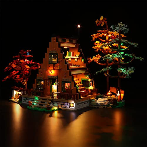 Light Kit for Lego A-Frame Cabin 21338, Not Include Models - Just Light Set