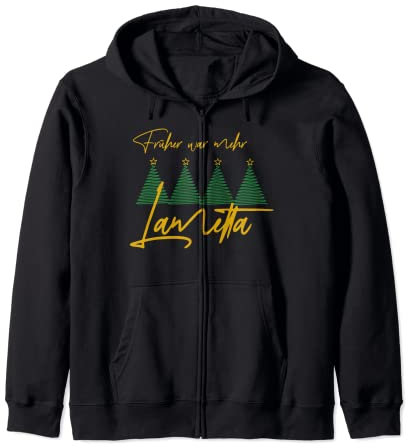 Früher war mehr Lametta I 'd feel betta better with Lametta Kapuzenjacke