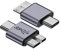 CY Adapter USB-C USB 3.1 Typ C Stecker auf Micro USB 3.0 Stecker Datenadapter 10Gbps Datenleistung für Laptop SSD Disk