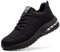 Ebsty Sicherheitsschuhe Herren Damen Arbeitsschuhe Leicht Sportlich Stahlkappenschuhe Atmungsaktiv rutschfest Schutzschuhe Schwarz 42