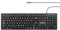 Perixx PERIBOARD-117P Wired PS2 Full Size Keyboard - Big Print Letters - Black - US English