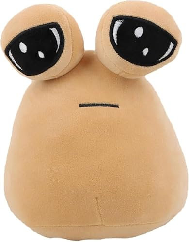 Yezelend Alien Pou Plüschtier 22 Cm - Kawaii Gefüllte Plüsch Tier Puppe Spielzeug Für Mädchen Jungen Geschenk, 8,6 Zoll