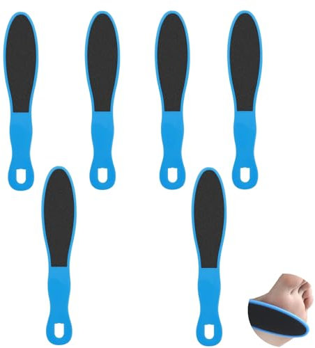 Double-Sided corneal File,6 Pcs Foot Files Sided Foot File Foot File for Cornea Removal Foot Rasp Manicure File Callus Hard Skin Remover for Wet and Dry Cracked Feet