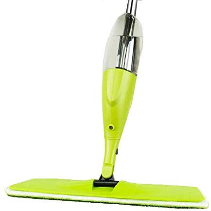 Mopa con spray para limpieza de suelos, fregona plana para el hogar, cocina, madera laminada, madera, azulejos de cerámica, limpieza de suelos, día de conmemoración, vida mejor