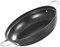 HOLIDYOYO Wok Da Cucina in Acciaio Inossidabile Da 30 Cm Con Doppi Manici Pentola in Metallo Per Stufato Di Famiglia E Cucina Casalinga