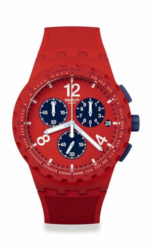 Swatch Primarily Red Chrono Armbanduhr SUSR407