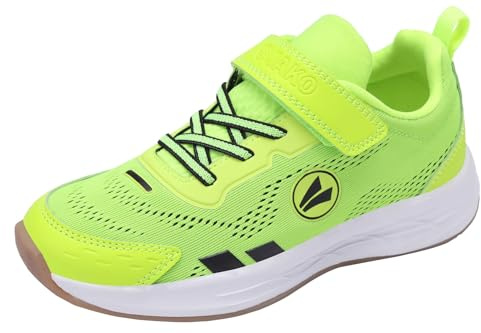 JAKO J-TF Play EV Sneaker, neon Yellow/Jet Black, 38 EU