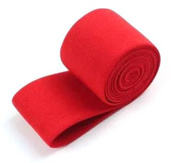 ELSKBRUN 6 Meter 4cm breites elastisches Gurtband, farbiges Nylon-Gummiband, Kleidung, DIY-Nähzubehör, Rot, 40mm