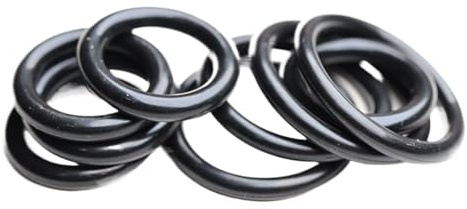 EPDM O-Ring 53mm x 48mm x 2.5mm, 53mm AD, 48mm ID, 2.5mm Breite, Metrische Dichtung für Kfz-Maschineninstallationen, Packung mit 10
