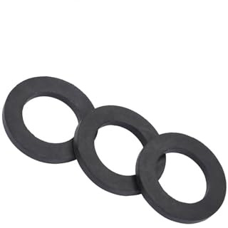 Rubber Washer One Inch, 12pcs Washer Ring Shower Faucet Water Pipe Rubber Replacement for Sealing 12pcs Washer Ring (1 inch)