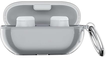 Funda para Beats Solo Buds 2024, funda protectora para auriculares, funda protectora suave transparente con llavero, resistente a los arañazos, funda para Beats Solo Buds