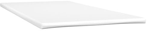 vidaXL Topper de colchón 100x210x5 cm, cubrecolchón, Protector de colchón, cubrecolchón Suave, Funda de colchón, Capa Superior de colchón