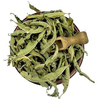 Té de hierbas sueltas de hojas enteras secas con verbena de limón - Aloysia Citrodora 20 g - 4.9 kg (150 gramos)