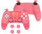PlayVital Cute Silikon Hülle für ps5 Controller, rutschfeste Schutzhülle Case Skin für ps5 Controller, Cover Zubehör Kompatibel mit ps5-Ladestation(Gothic Imp Series-Pfirsichrosa)