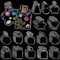 60 Stück Transparente Trockenblumen Lesezeichen Aufkleber, Getrocknete Blumen Bookmark Transparente Sticker in Flaschenform, Transparent FlaschenAufkleber Set für DIY Lesezeichen Personalisiert