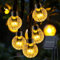 LuJasi Solar Lichterkette Aussen, 8M 30LED Lichterkette Außen Solar IP65 Wasserdicht, 8 Modi Kristall Kugeln, Solarlichterkette Outdoor für Balkon, Garten, Terrasse, Hochzeit, Party (Warmweiß)