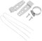 POPETPOP Support Lave-vaisselle Argenterie Kit D'installation Pour Lave-vaisselle Matériel Évier Lave Vaisselle Onglets Lave-vaisselle Support De Fixation Pour Lave-vaisselle Métal Silver