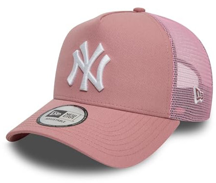 New Era MLB Truckercap New York Yankees Teamlogo verstellbar Sommer Kappe NY rosa - One-Size