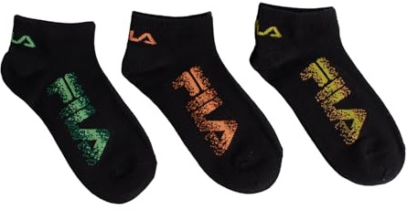 FILA 3er-Pack F1425 Unsichtbare Baumwollsocken für Jungen und Mädchen