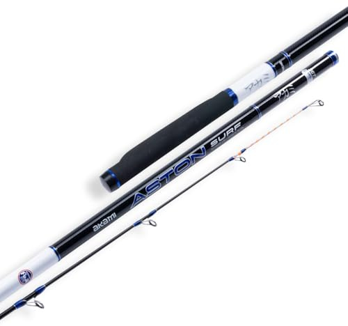 Akami Aston Surf - Canna da Surfcasting in Carbonio 36T con Componenti Fuji e Vetta Ibrida ad Alta Sensibilità – Ideale per spigola, orata, mormora, sarago, ombrina, occhione