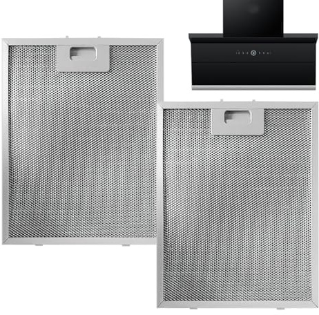 Dunstabzugshauben-Filter 2er Set Dunstabzug Filter | 5-Aluminiumgitter Für Haushalt Küche Restaurant Dunstabzugshaube Ventilation