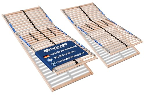 BettenABC - 7-Zonen-Lattenrost Madera - 180x200cm - mit Bettkastenfunktion - individuelle Härtegradverstellung - Selbstmontage - für alle Matratzen geeignet - hergestellt aus Schicht- & Buchenholz