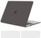 TECOOL Hülle Kompatibel mit MacBook Air M1 (A2337) / MacBook Air 13 Zoll Retina 2020 2019 2018 (A2179 A1932), Ultradünne Schutzhülle Hartschale Case mit Tastaturschutz (EU Layout), Gefrostet Grau