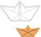 Origami-Boot Ausstechform, 1 Teil, Bakerlogy