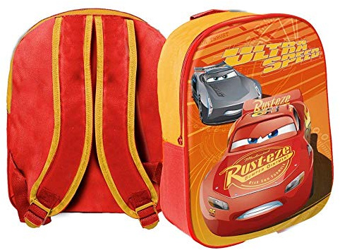 Star Disney Cars & Planes Rucksäcke feine Form - klein mit gedrucktem Bild, Maße: 23 x 10 x 29 cm