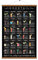 Weroute Cocktail-Mixologie-Rezeptdruck, Poster, Getränke, alkoholische Schnörkelaufhänger, Leinwand, Kunstdruck, Bar, Pub, Thema, Küche, Restaurant, Wohnung, mit Rahmen, 40 x 69 cm (mit Rahmen)