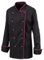 Exner Blouson de cuisine à manches longues cintré pour femme, rose, M