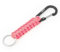 EOTW Paracord Schlüsselanhänger mit Karabiner, robuster Militär-Überlebens-Paracord-Schlüsselanhänger für Männer und Frauen beim Camping, Rosa, Rosa