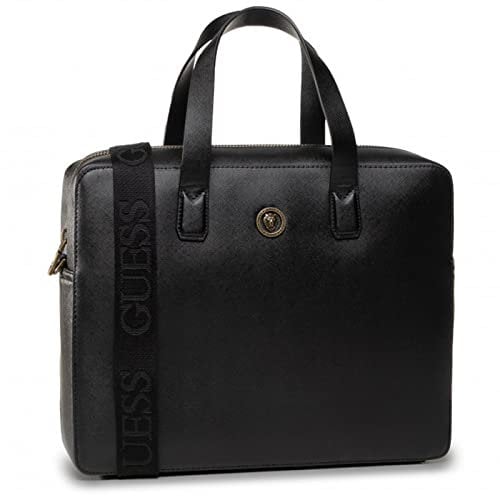 GUESS Herren King Workbag Bags Crossbody, Schwarz