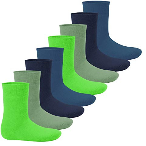 Footstar Kinder THERMO Wintersocken (8 Paar) Everyday! Warme Vollfrottee Socken für Mädchen und Jungen