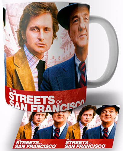 The Streets of San Francisco Karl Malden Keramik Becher 325ml Tasse Mug