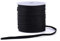 Schrägband, doppelt gefaltet, 1/4 Zoll, doppelt gefaltetes Schrägband, 50 Meter pro Rolle zum Basteln, Nähen, Säumen, Paspeln, Quilten, Kordelzug (schwarz)