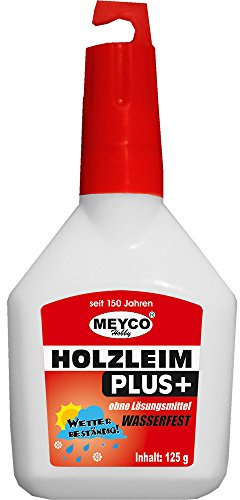 Holzleim Plus - wasserfest- 125g Flasche Meyco Hobby